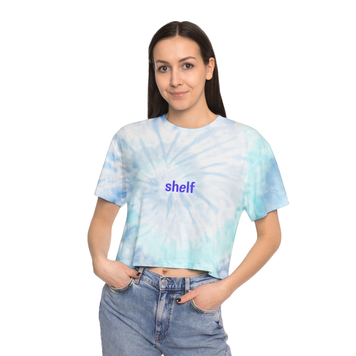 Shelf-High Tie-Dye Crop Tee